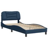 VidaXL Bedframe Hvar Stof Blauw 80x200 cm