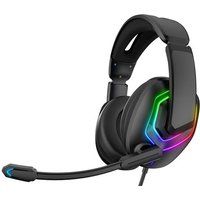Alpha Omega Players Gaming Headset Mute voor PS5 PS4 Xbox One en PC Zwart