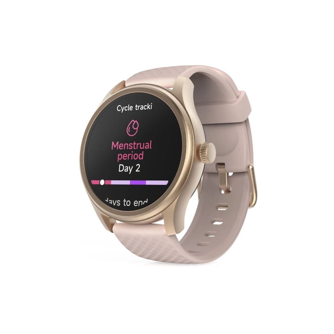 Hama Smartwatch 5010 - Roze - 1.38" - Waterdicht - Rond