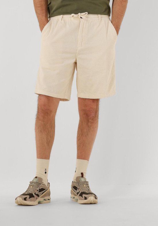 Anerkjendt Akjan Corduroy Shorts Heren - Gebroken wit - Maat XXL