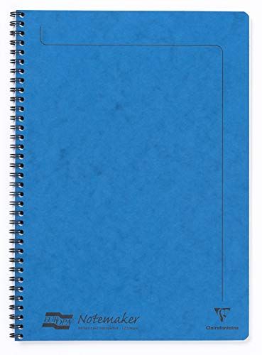 Clairefontaine Notemakers Europa - A4 - Blauw - 120 Pagina's - Gelijnd