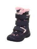 superfit Crystal Sneeuwlaarzen voor meisjes, Blauw en roze 8020