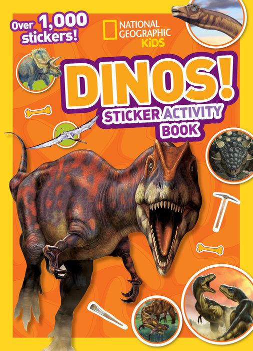 National Geographic Kids Dinos Sticker Activity Book - Paperback - 4-8 jaar