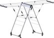 Merkloos Inklapbaar Droogrek Universeel – Laundry Drying Rack – Wasrek voor in de Badkamer/Tuin/Slaapkamer/Balkon – Gris/Argent Métal – 29 m drooglengte – 104 cm maximale hoogte