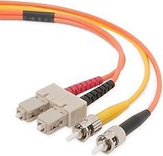 Belkin 2m MODE CONDITIONING FIBRE CABLE: ST/SC: 8.3/125>62.5/125