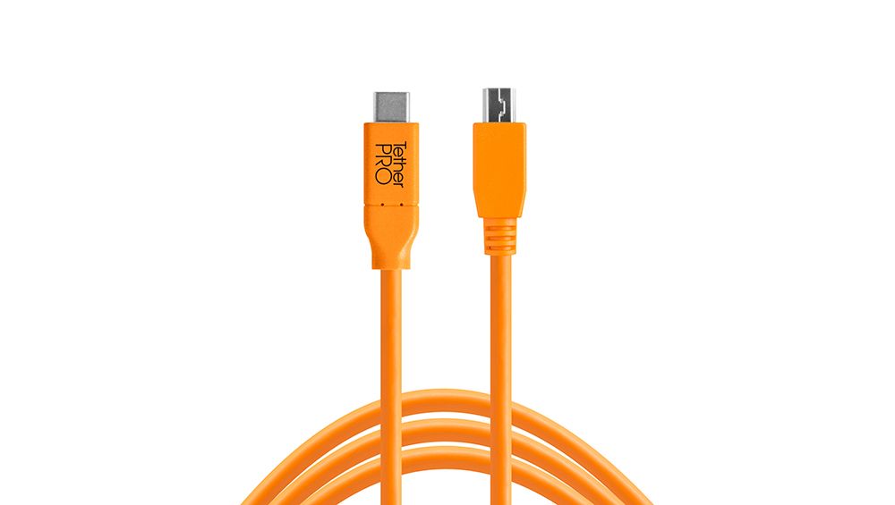 Tether Tools CUC2515-ORG USB-kabel - 4,6 m - Oranje