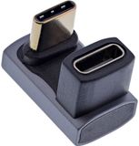 InLine USB-C haakse adapter | haaks (U-bocht) | USB4 40 Gbps | PD 240W | 8K 60Hz | metaal