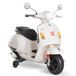 Homcom Elektrische step voor kinderen, 6 V, wit, Vespa