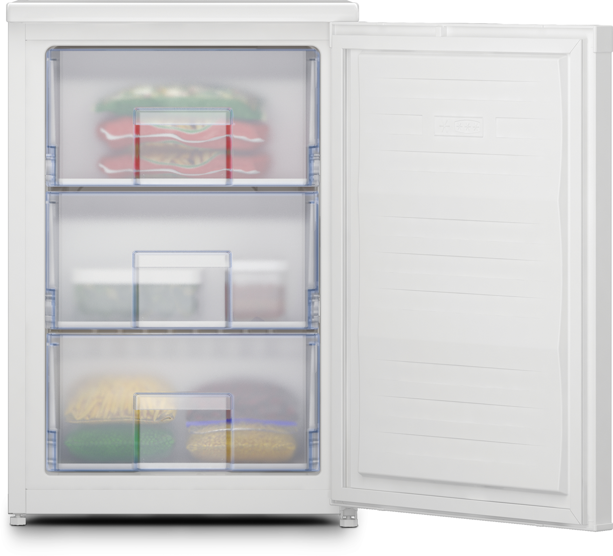 Beko FNE1074N Vrieskast - Vrijstaand - 86L - Wit