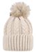 Sterntaler gebreide muts vlechtpatroon, grijsbeige, 57