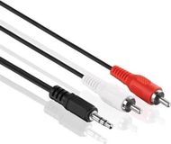 HDSupply PureLink LP-AC030-025 2.5m RCA 3.5mm Zwart audio kabel