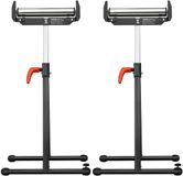 Vevor 2x rolstandaard rolstandaard verstelbaar 68-109cm werkstandaard opvouwbaar 113kg