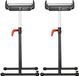 Vevor 2x rolstandaard rolstandaard verstelbaar 68-109cm werkstandaard opvouwbaar 113kg