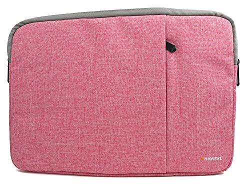 Systems Beschermtas 12,9 inch gewatteerde tas case in roze voor laptop notebook tablet