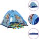 vidaXL Kinderspeeltent met 250 ballen 120x120x90 cm blauw
