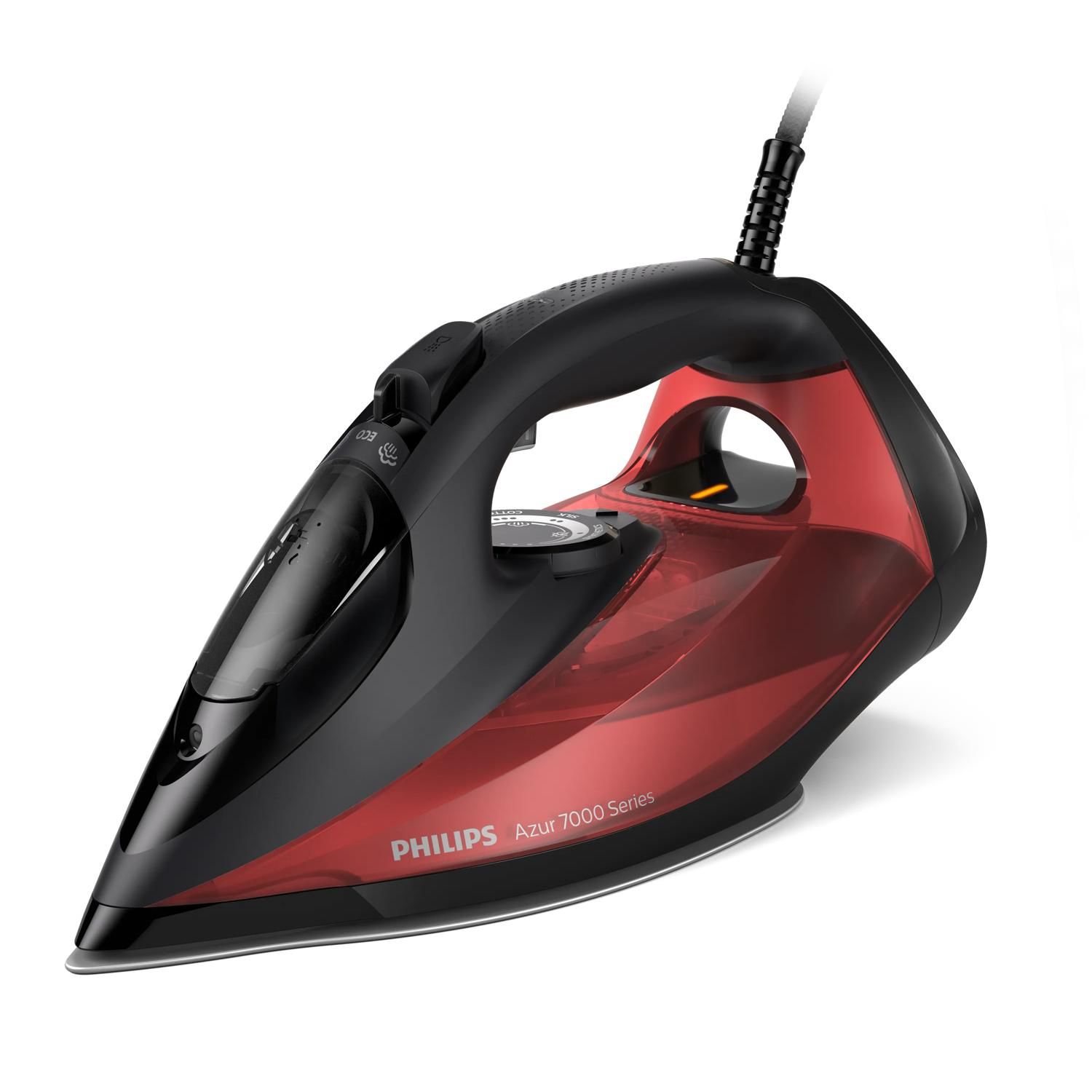Philips 7000 Series Steam Iron - Black/Red - 2800W