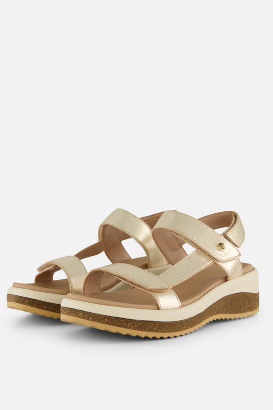 Panama Jack Alana Shine Sandalen goud Leer - Maat 40