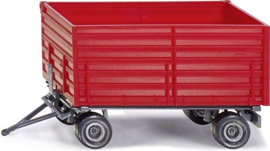 SIKU Two-Axle Trailer 18.5 cm Steel Red/Black (2898)