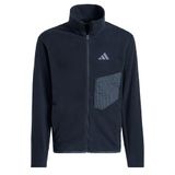 adidas Terrex Kids Multi Full-Zip Fleece Sweatshirt, black, 13-14 Years