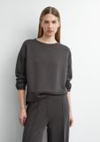 comma Sweatshirt - donkerbruin