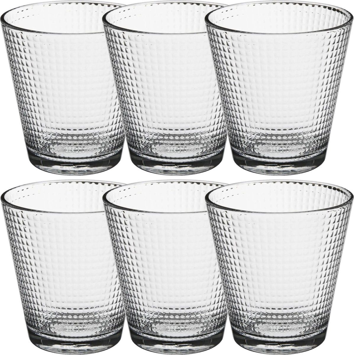 Secret de Gourmet Benit - Drinkglazen - Set van 12 - 250 ml - Transparant