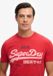 Superdry Vintage Logo Classic T-shirt Hommes Rouge Taille S