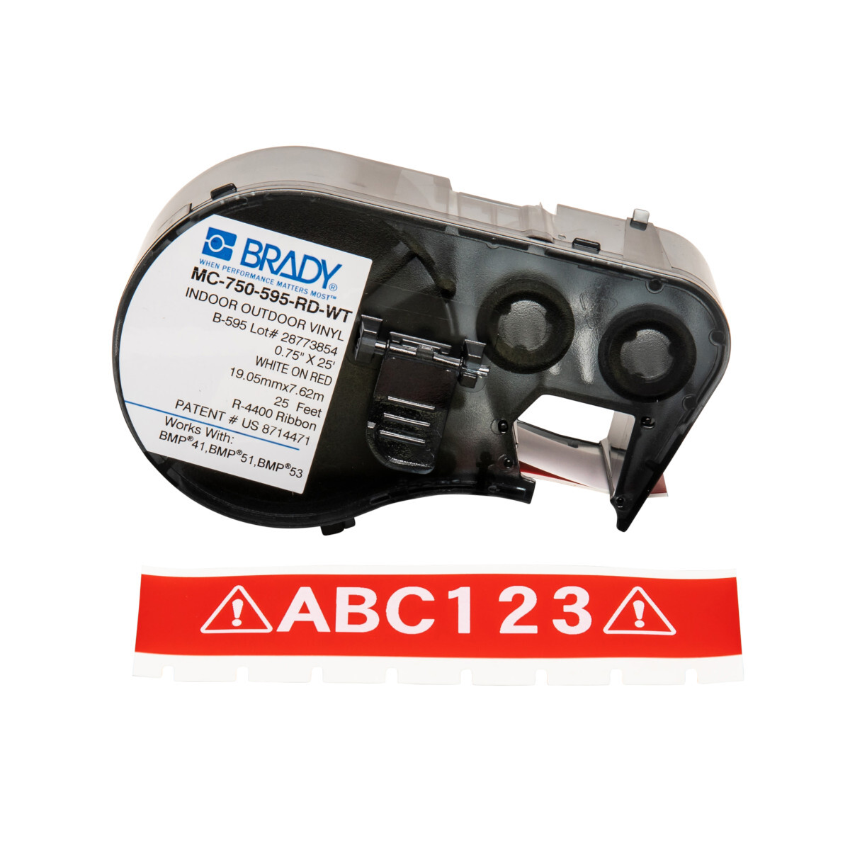 Brady MC-750-595-RD-WT