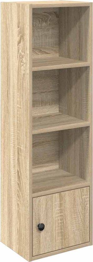 vidaXL Boekenkast 31x24x102 cm bewerkt hout sonoma eikenkleurig
