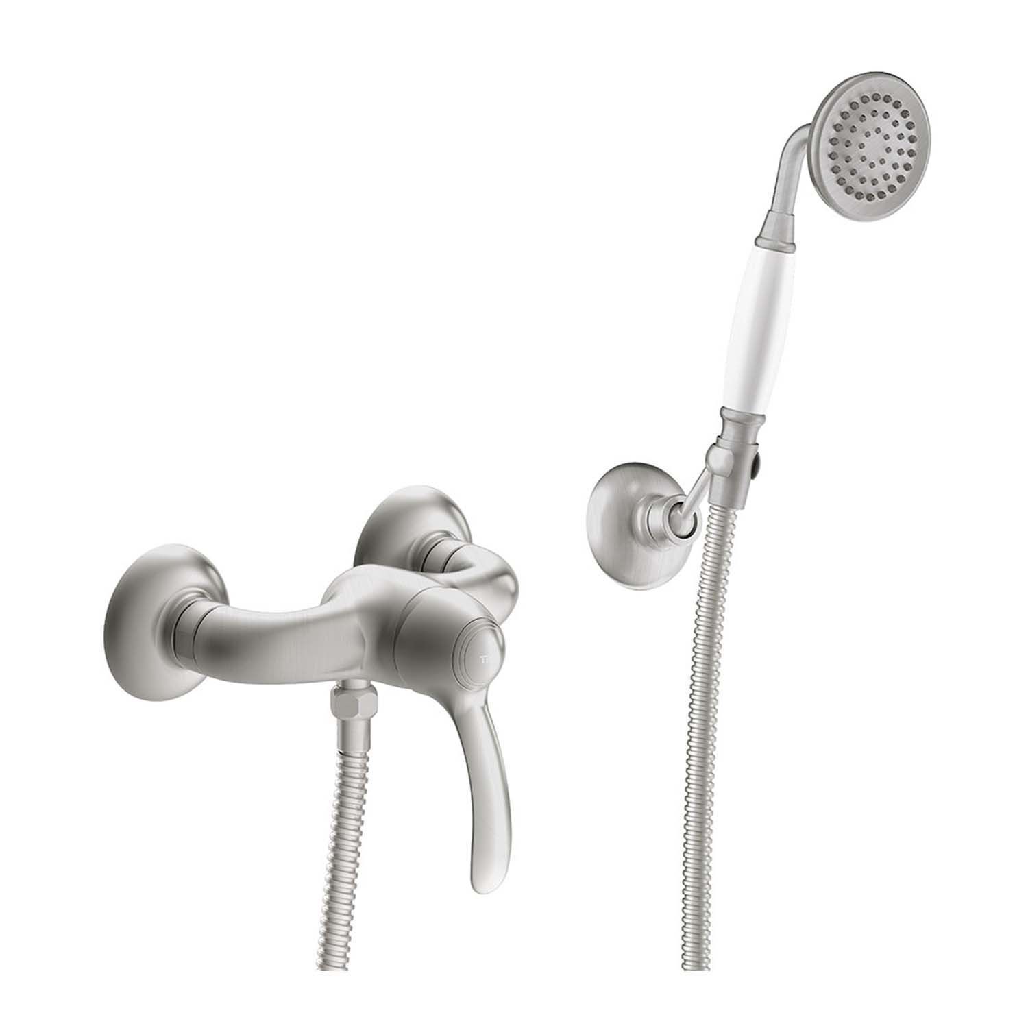 Tres Douchemengkraan Tres Classic 1 hendel incl. handdouche en doucheslang rvs