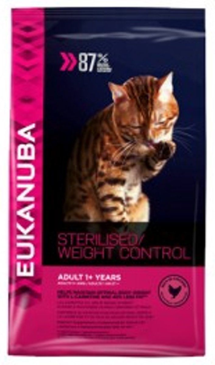 EUKANUBA Cat Sterilised - Weight Control - Kattenvoer - 10 kg