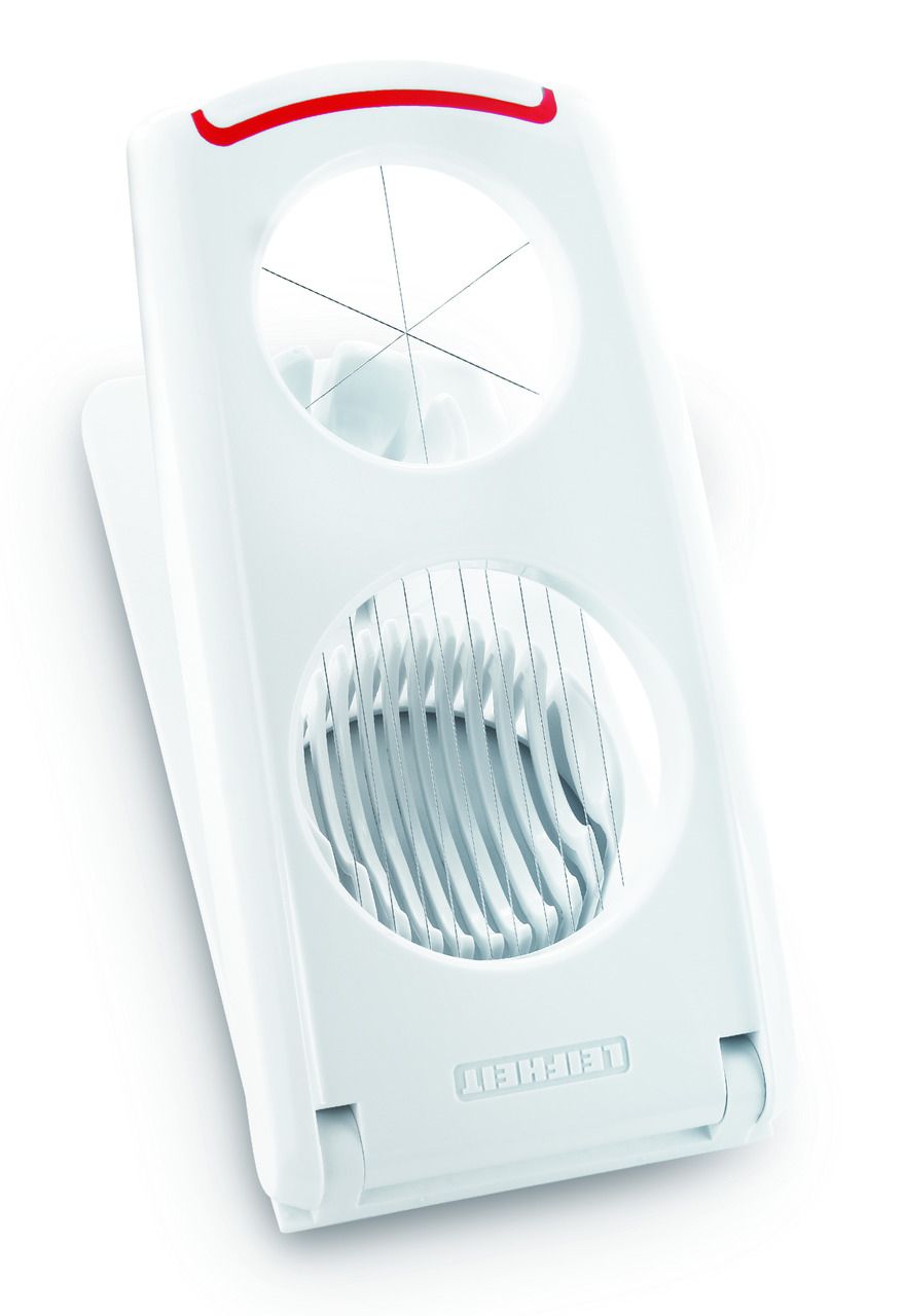Leifheit ComfortLine Eiersnijder Combi - Wit - Kunststof - Vaatwasser Veilig