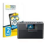 BROTECT - Screenprotector voor Kenwood Smart-Radio CR-ST100S-B - Folie Beschermfolie transparant 2 Stuks