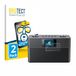 BROTECT - Screenprotector voor Kenwood Smart-Radio CR-ST100S-B - Folie Beschermfolie transparant 2 Stuks