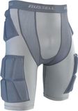MM Russell Athletic - Rugby Broek - NFL - American Football - Met Ingenaaide Pads - Volwassenen - Grijs - Small