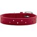 HUNTER hondenhalsband AALBORG SOUL, handgemaakt leren hondenhalsband Made in Germany, zacht & slijtvast rundleer, decoratieve hart-uitstansing, hoogwaardig afgewerkt, Kleur: rood, Maat: 45