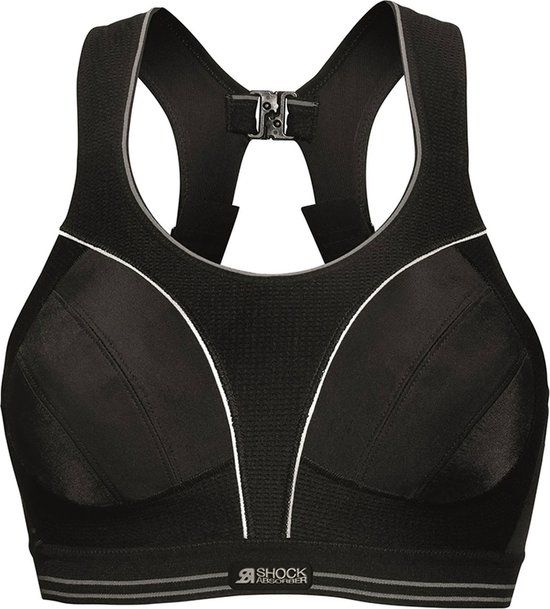 Shock Absorber Ultimate Run Sportbeha Dames Zwart 80C