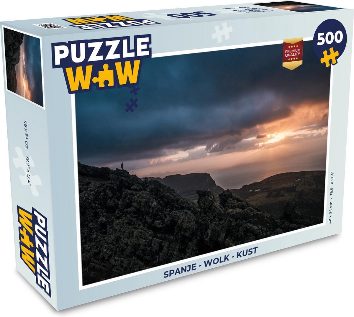 Ga op pad Marty Fielding Onafhankelijk MuchoWow Puzzel Spanje - Wolk - Kust - Legpuzzel - Puzzel 500 stukjes |  Specificaties | Kieskeurig.nl
