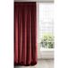 Eurofirany Ria gordijn fluweel donker bordeaux 140 x 270 cm