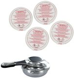 Fackelmann Alcoholbrander en 4 bakjes met gelalcohol