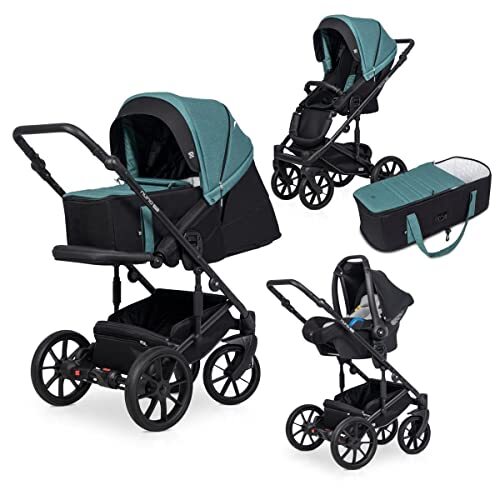 SaintBaby Agoon 01 3-in-1 combi-kinderwagen, babyzitje en Isofix naar keuze tot 22 kg