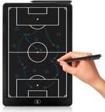 Unyqoos® Tableau tactique électronique de football, écran LCD 16 pouces avec stylo, boîtier ABS, verrouillage d'écran et effacement à un bouton