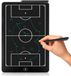 Unyqoos® Tableau tactique électronique de football, écran LCD 16 pouces avec stylo, boîtier ABS, verrouillage d'écran et effacement à un bouton