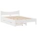 vidaXL Bedframe Massief Grenenhout Wit 160x200 cm