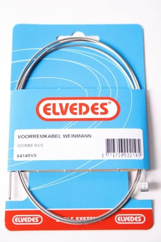 Elvedes Voorremkabel Weinmann 900mm Rvs 6414