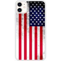 Apple iPhone 11 Drapeau usa Verstevigd hoesje met sublimatie bedrukking
