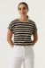 Garcia Dames Effen T-shirt Zwart Korte mouw