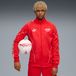 PUMA KING Anthem veste pour Hommes, Rouge/Blanc, Taille S