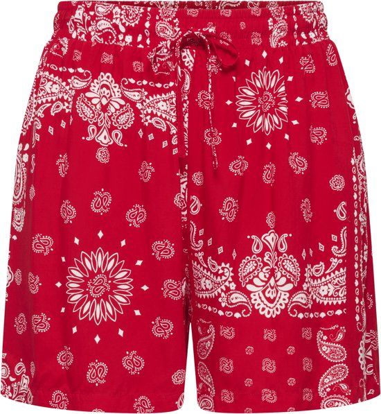 ONLY - ONLMURA AMBEL PULL UP BAND SHORTS WVN - Meisjes - Bermuda shorts - S - Viscose - Racing Red