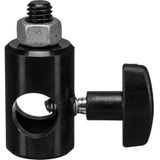 Manfrotto 014-38 Rapidapter Adattatore Femmina da 5/8" ad Attacco Filettato Esterno 3/8", Nero