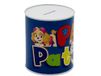 CyP Brands Paw Patrol spaarpot, beker, thermo-spaarpot, verzegeld, besparing, munten en bankbiljetten, meerkleurig, officieel product